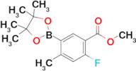 Methyl 2-fluoro-4-methyl-5-(4,4,5,5-tetramethyl-1,3,2-dioxaborolan-2-yl)benzoate