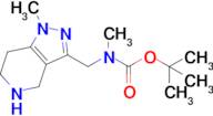 tert-Butyl methyl((1-methyl-4,5,6,7-tetrahydro-1H-pyrazolo[4,3-c]pyridin-3-yl)methyl)carbamate