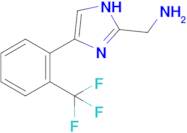 1-{4-[2-(trifluoromethyl)phenyl]-1H-imidazol-2-yl}methanamine