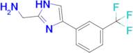 1-{4-[3-(trifluoromethyl)phenyl]-1H-imidazol-2-yl}methanamine