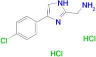 1-[4-(4-chlorophenyl)-1H-imidazol-2-yl]methanamine dihydrochloride