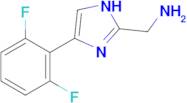 1-[4-(2,6-difluorophenyl)-1H-imidazol-2-yl]methanamine