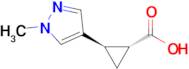 (1R,2R)-2-(1-Methyl-1H-pyrazol-4-yl)cyclopropane-1-carboxylic acid