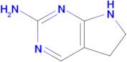 6,7-Dihydro-5H-pyrrolo[2,3-d]pyrimidin-2-amine