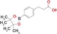 3-(4-(4,4,5,5-Tetramethyl-1,3,2-dioxaborolan-2-yl)phenyl)propanoic acid