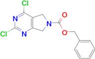 Benzyl 2,4-dichloro-5,7-dihydro-6H-pyrrolo[3,4-d]pyrimidine-6-carboxylate