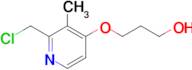3-((2-(Chloromethyl)-3-methylpyridin-4-yl)oxy)propan-1-ol