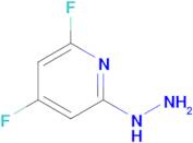 2,4-Difluoro-6-hydrazinylpyridine