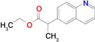 Ethyl 2-(quinolin-6-yl)propanoate