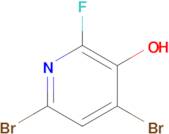 4,6-Dibromo-2-fluoropyridin-3-ol