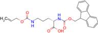 (S)-2-((((9H-Fluoren-9-yl)methoxy)carbonyl)amino)-5-(((allyloxy)carbonyl)amino)pentanoic acid