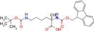(S)-2-((((9H-Fluoren-9-yl)methoxy)carbonyl)amino)-6-((tert-butoxycarbonyl)amino)-2-methylhexanoic …