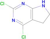 2,4-Dichloro-6,7-dihydro-5H-pyrrolo[2,3-d]pyrimidine