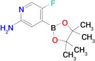 5-Fluoro-4-(4,4,5,5-tetramethyl-1,3,2-dioxaborolan-2-yl)pyridin-2-amine