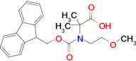 2-((((9H-Fluoren-9-yl)methoxy)carbonyl)(2-methoxyethyl)amino)-2-methylpropanoic acid