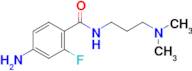 4-Amino-N-(3-(dimethylamino)propyl)-2-fluorobenzamide