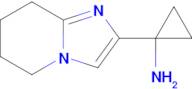 1-(5,6,7,8-Tetrahydroimidazo[1,2-a]pyridin-2-yl)cyclopropan-1-amine