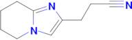 3-(5,6,7,8-Tetrahydroimidazo[1,2-a]pyridin-2-yl)propanenitrile