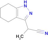 2-(4,5,6,7-Tetrahydro-1H-indazol-3-yl)propanenitrile