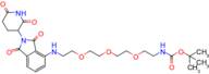 tert-Butyl (2-(2-(2-(2-((2-(2,6-dioxopiperidin-3-yl)-1,3-dioxoisoindolin-4-yl)amino)ethoxy)ethoxy)…