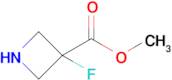 Methyl 3-fluoroazetidine-3-carboxylate