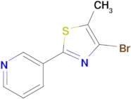 4-Bromo-5-methyl-2-(pyridin-3-yl)thiazole