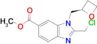 Methyl (R)-2-(chloromethyl)-1-(oxetan-2-ylmethyl)-1H-benzo[d]imidazole-6-carboxylate