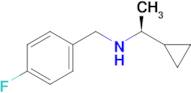 (S)-1-Cyclopropyl-N-(4-fluorobenzyl)ethan-1-amine