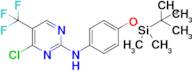 N-(4-((tert-Butyldimethylsilyl)oxy)phenyl)-4-chloro-5-(trifluoromethyl)pyrimidin-2-amine