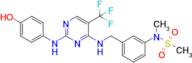 N-(3-(((2-((4-Hydroxyphenyl)amino)-5-(trifluoromethyl)pyrimidin-4-yl)amino)methyl)phenyl)-N-meth...