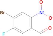 4-Bromo-5-fluoro-2-nitrobenzaldehyde