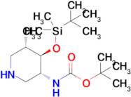 tert-Butyl ((3R,4R,5S)-4-((tert-butyldimethylsilyl)oxy)-5-methylpiperidin-3-yl)carbamate