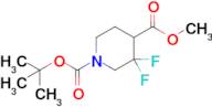 1-(tert-Butyl) 4-methyl 3,3-difluoropiperidine-1,4-dicarboxylate