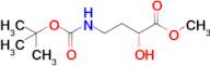 Methyl (R)-4-((tert-butoxycarbonyl)amino)-2-hydroxybutanoate