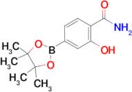 2-Hydroxy-4-(4,4,5,5-tetramethyl-1,3,2-dioxaborolan-2-yl)benzamide