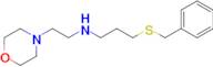 3-(Benzylthio)-N-(2-morpholinoethyl)propan-1-amine
