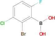 (2-Bromo-3-chloro-6-fluorophenyl)boronic acid