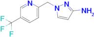 1-((5-(Trifluoromethyl)pyridin-2-yl)methyl)-1H-pyrazol-3-amine