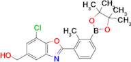 (7-Chloro-2-(2-methyl-3-(4,4,5,5-tetramethyl-1,3,2-dioxaborolan-2-yl)phenyl)benzo[d]oxazol-5-yl)me…