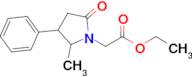 Ethyl 2-(2-methyl-5-oxo-3-phenylpyrrolidin-1-yl)acetate