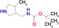 tert-Butyl ((4-methylpyrrolidin-3-yl)methyl)carbamate