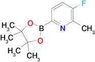 3-Fluoro-2-methyl-6-(4,4,5,5-tetramethyl-1,3,2-dioxaborolan-2-yl)pyridine