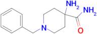 4-Amino-1-benzylpiperidine-4-carboxamide