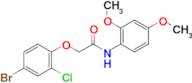 2-(4-Bromo-2-chlorophenoxy)-N-(2,4-dimethoxyphenyl)acetamide