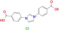 1,3-Bis(4-carboxyphenyl)imidazolium chloride