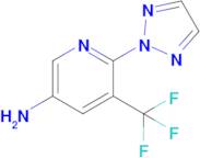 6-(2H-1,2,3-Triazol-2-yl)-5-(trifluoromethyl)pyridin-3-amine