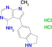 5-(Indolin-5-yl)-7-methyl-7H-pyrrolo[2,3-d]pyrimidin-4-amine dihydrochloride