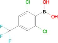 (2,6-Dichloro-4-(trifluoromethyl)phenyl)boronic acid