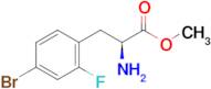 Methyl (S)-2-amino-3-(4-bromo-2-fluorophenyl)propanoate