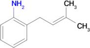 2-(3-Methylbut-2-en-1-yl)aniline